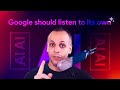 Google Bard Says Yes Google Director Says No Hypocrisy From A Garbage Company