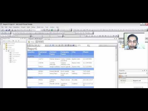 Sql Server 2008 Reporting  Services - Creating Report using Visual Studio