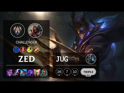 Zed Jungle vs Ekko - EUW Challenger Patch 11.18