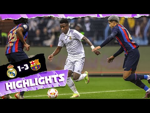Real Madrid 1-3 FC Barcelona | HIGHLIGHTS | Spanish Super Cup