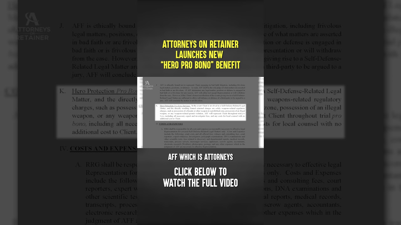 AOR Announces NEW Hero Protection Pro Bono Services Benefit!