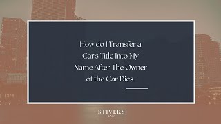 How do I Transfer a Car