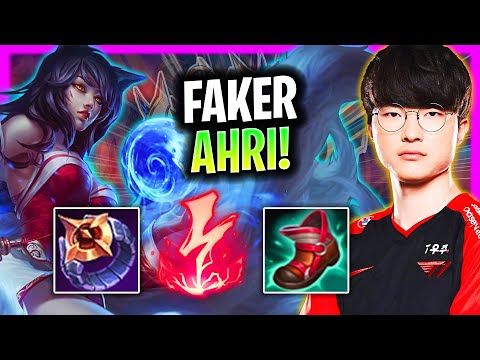 FAKER CHILLING WITH AHRI! | T1 Faker Plays Ahri Mid vs Sylas!  Season 2024