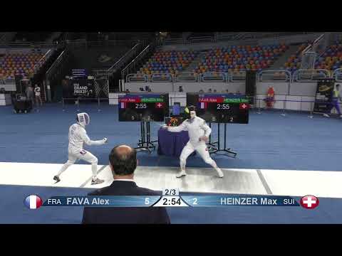 2022 113 T08 01 M E Individual Cairo EGY GP BLUE HEINZER SUI vs FAVA FRA