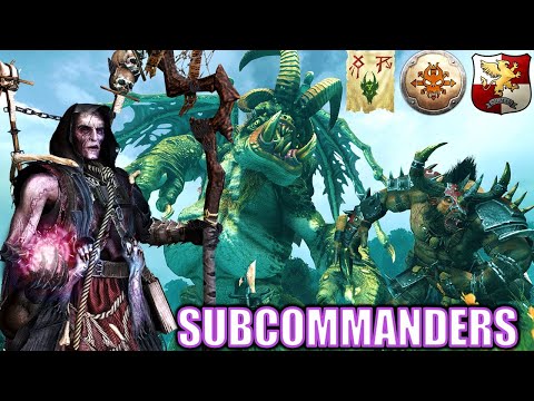 SUBCOMMANDERS - The Wrath of Ghorst & Monstrous Minobus 3v3 - Total War Warhammer 2
