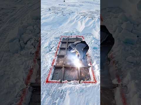 Secret Room Built Under Ice in Antarctica 😱 #shortvideo