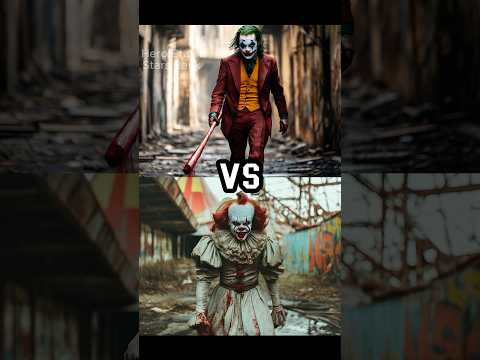 Joker vs Pennywise vs Giant Creature (Hulk, Harley Quinn, Zombie)