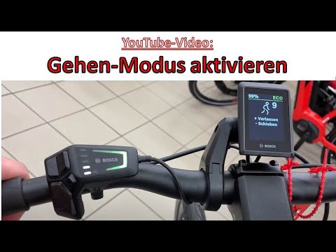 Schiebehilfe aktivieren - Bosch System 3 mit LED Remote/Kiox 300