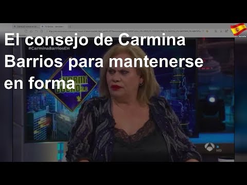 El consejo de Carmina Barrios para mantenerse en forma
