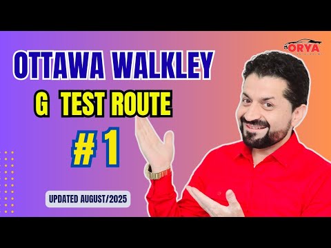 Ottawa Walkley G Test Route #1 