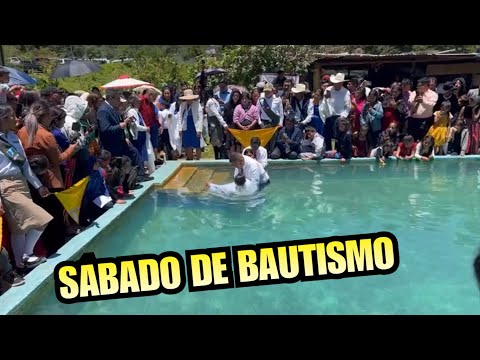 Sábado de bautizo de la iglesia adventista de Tacaná San Marcos  