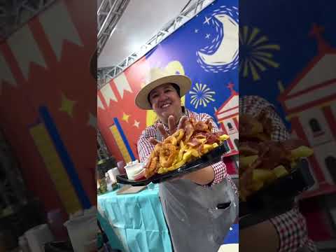 Tem muita opção de comida no Arraiá do Paço!