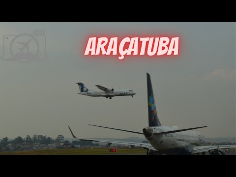 102 - Pousando em Araçatuba no cockpit