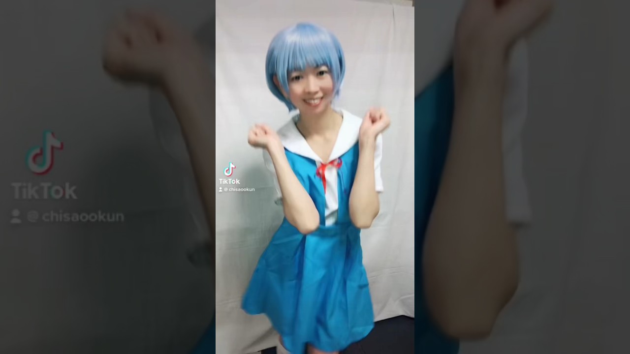 【TikTokで流行ってるダンス】#踊ってみた #shorts #アラフォー #コスプレ #綾波レイ #エヴァンゲリオン