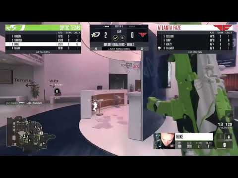 OpTic Huke blind double chall vs FaZe (full 4 streak)