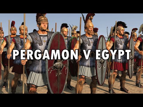 Pergamon vs Egypt - Multiplayer Battle - Total War Rome 2