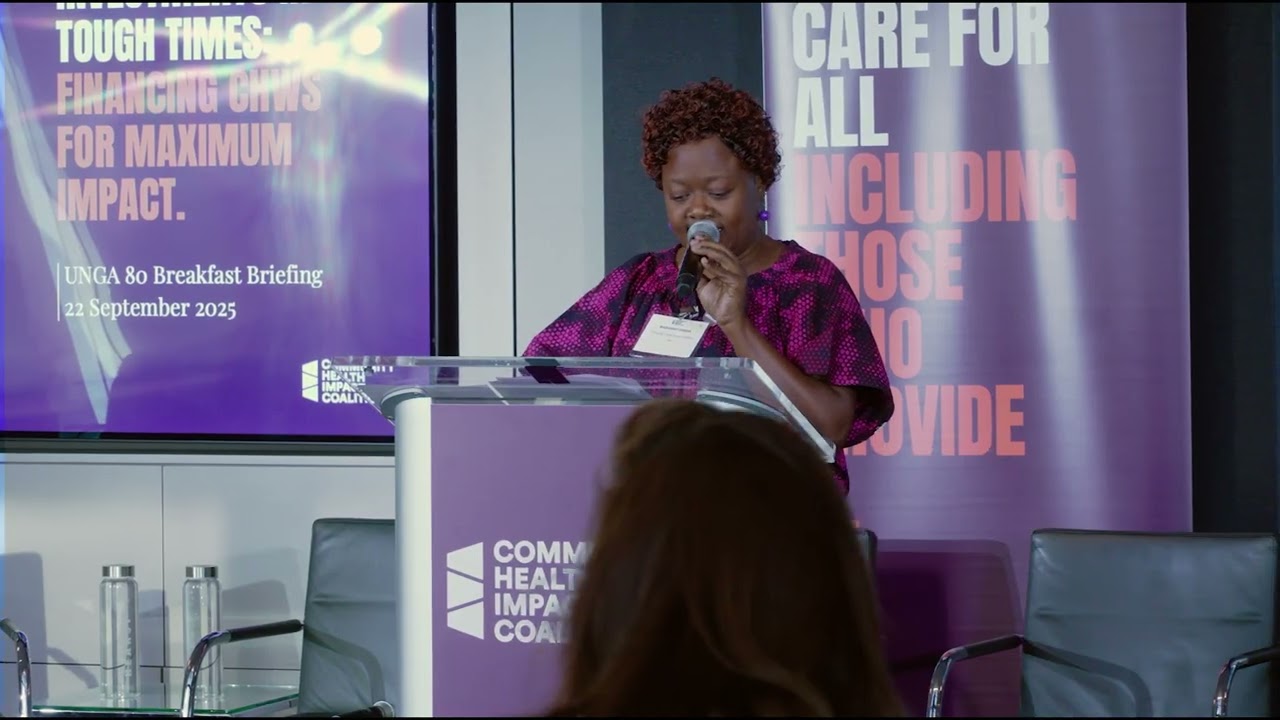 UNGA80 - Margaret Odera, CHW, Kenya