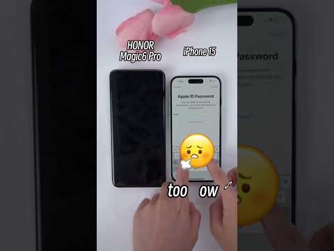 Transferring data with #HONORMagic6Pro ? Just scan! So easy compared to #iPhone . #HONOR
