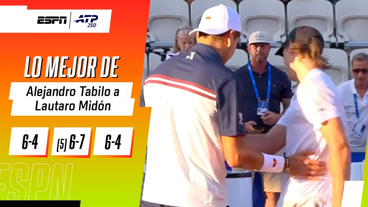 TABILO FUE MÁS QUE MIDÓN Y SE QUEDÓ CON EL DUELO SUDAMERICANO EN EL ATP 250 DE BASTAD | RESUMEN