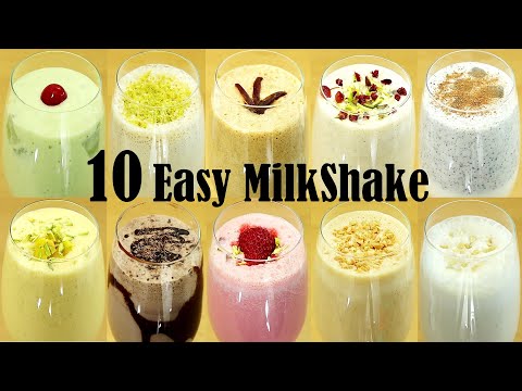 10 Easy Milkshake Recipe – How to Make Milkshake at Home