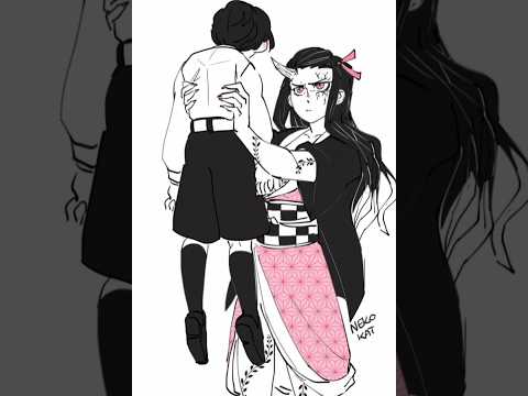 Nezuko with upper moons😍🔥 #demonslayer #shorts #kny #anime #nezuko