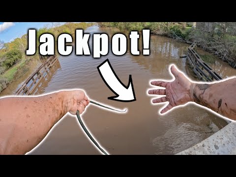 This Is The Best Magnet Fishing Spot In The World - We Hit The Magnet Fishing Jackpot!