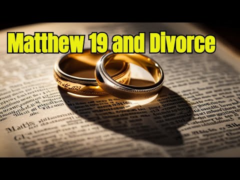 What Did Jesus Actually Teach on Divorce  Matthew 19 Explained