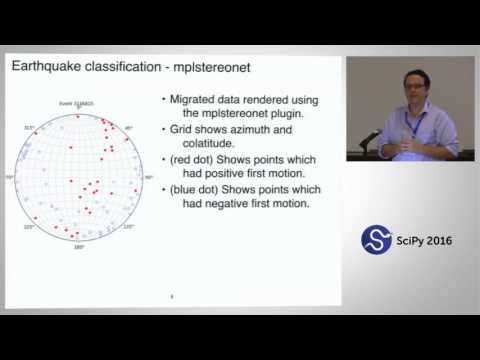 Generalized Earthquake Focal Mechanism Classification | SciPy 2016 | Ben Lasscock