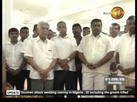 Mahinda Rajapaksa_NewsFirst_President extends wishes to Chief Prelate of Amarapura Sri Sumana Sect