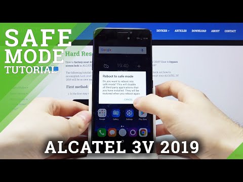 How to Enter Safe Mode in ALCATEL 3V 2019 – Turn On Device Without Third-party Apps