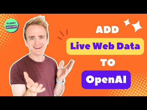How to add live web search data to the OpenAI API thumbnail