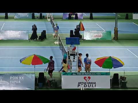 SEMIFINAL MENEGANGKAN GANDA CAMPURAN TENIS Pon XX Papua 2021 🎾JATIM vs PAPUA BARAT (Super Tiebreak)