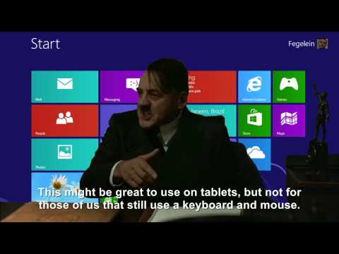 Hitler is informed he's installed on Windows 8
