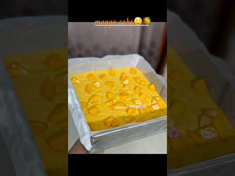 Mango cake🥭🍰 #youtubeshorts #ytshorts #viral #trending #shorts #video #love #cake #fyp #vlog #food