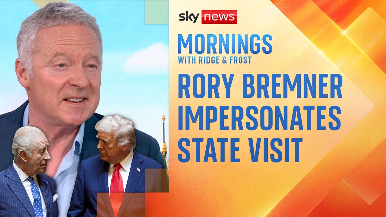 Rory Bremner impersonates Donald Trump and King Charles