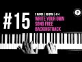 15 Write Your Own Song Free Backingtrack