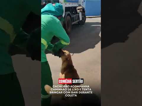 Delan José, de Anápolis, Goiás, trabalha na coleta de lixo e decidiu mostrar com bom humor uma situa