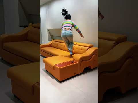 Ultimate Sofa Bed Transformation 🛋️ | Foldable Comfort with Hidden Storage