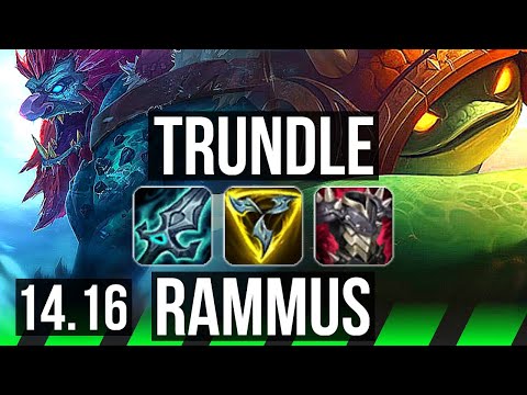 TRUNDLE vs RAMMUS (JGL) | 4/1/7, Rank 9 Trundle | BR Challenger | 14.16