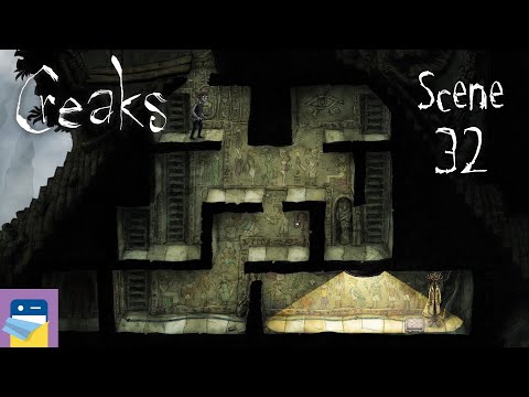 Creaks: Scene 32 Walkthrough + Secret Room + Painting & iOS Gameplay (by Amanita Design) - YouTube