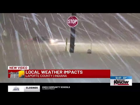 Snow Impacts In Laporte County