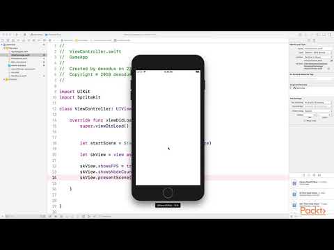 iOS Game Development Create a Start Game Scene | packtpub com