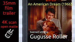 An American Dream (1966) 35mm film trailer, flat open matte, 4K
