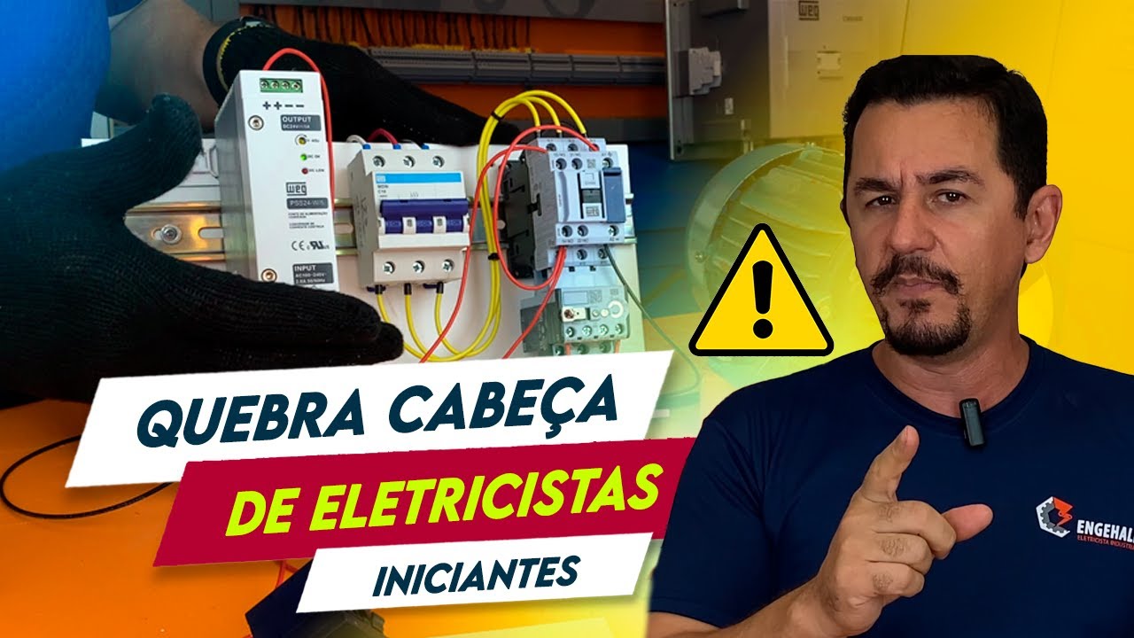 🤯Esse BO sempre QUEBRA a CABEÇA de MUITOS eletricistas INICIANTES