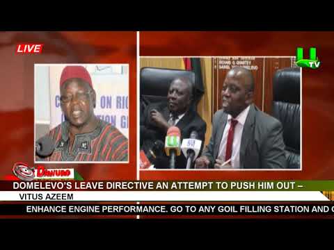 Domelevo’s leave directive an attempt to push him out – Vitus Azeem