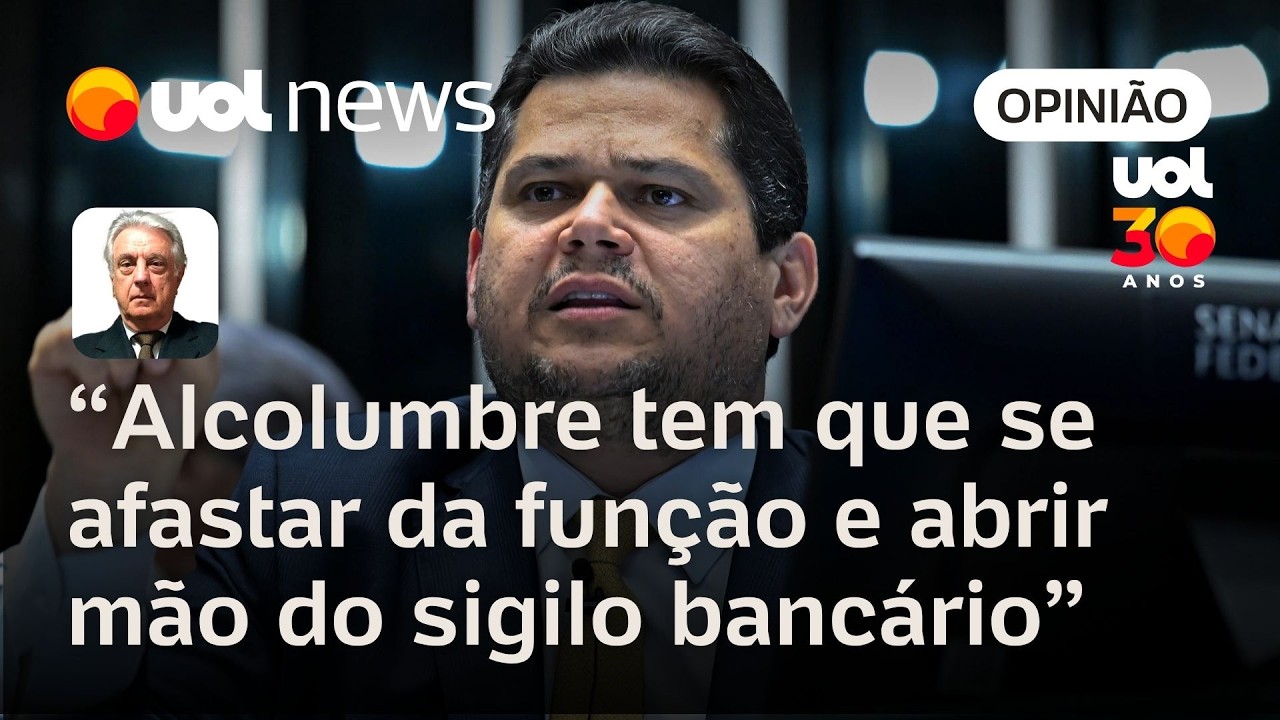 Alcolumbre deve se afastar da presidência do Senado e abrir mão do seu sigilo bancário | Maierovitch