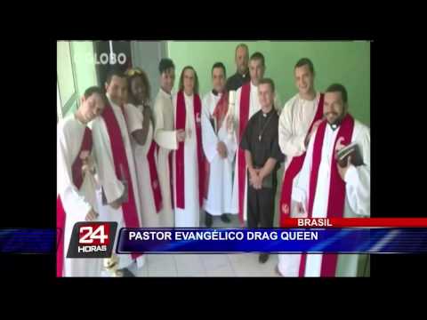 Pastor evangélico se viste de "Drag Queen" en apoyo a homosexuales