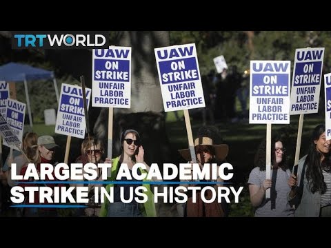 UCLA on biggest academic strike in US history