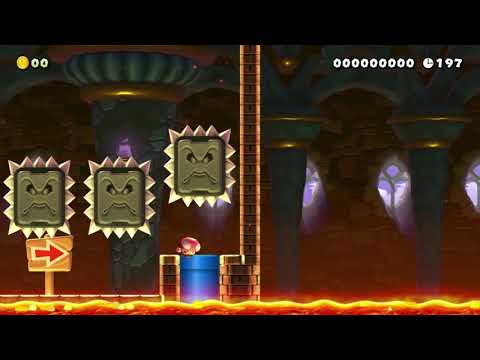 Escape From Thwomp - Mario Maker 2