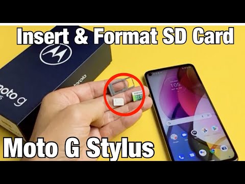 Moto G Stylus: How to Insert & Format SD Card